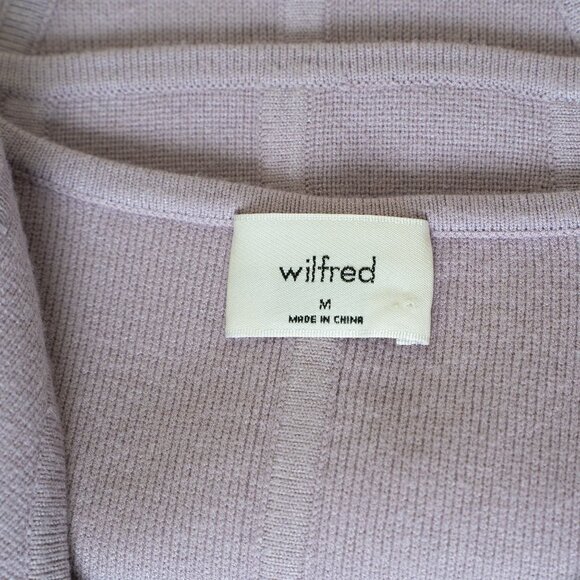 Aritzia Wilfred Natalie Sculp Knit Sweater Top - Picture 3 of 6